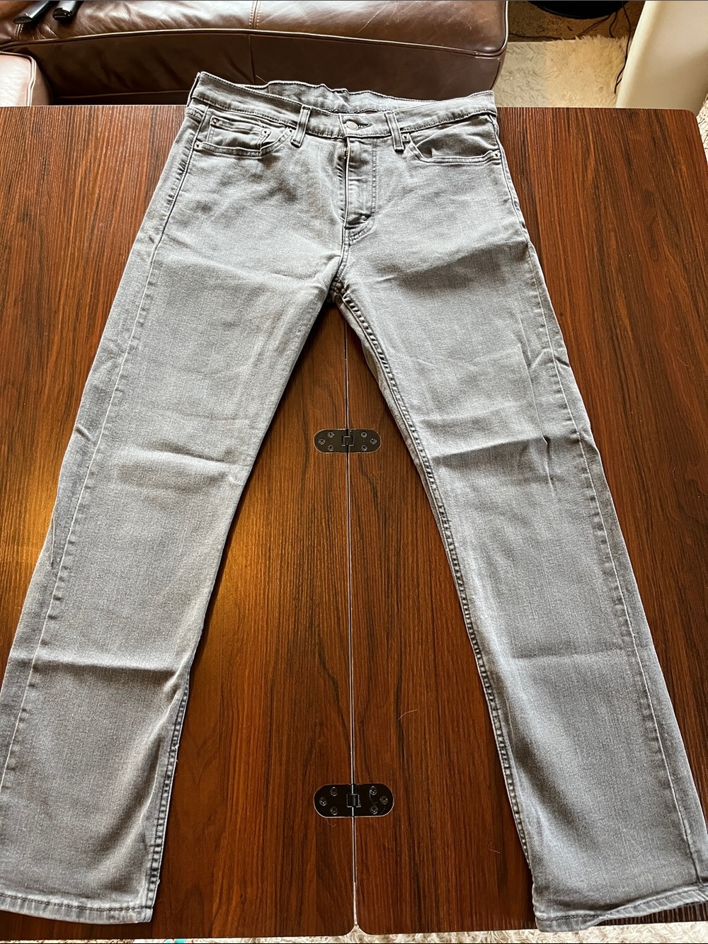 Men's Levi’s 513 slim straight Gray Straight-Leg Jeans